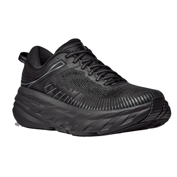 Hoka One One Bondi 7 Size 8 M Black Mens Running Shoes main image 7